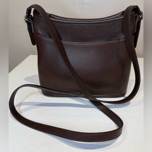 Coach Mambo Vintage Crossbody Glove Tanned Leather Raw Interior 1998 5062 USA